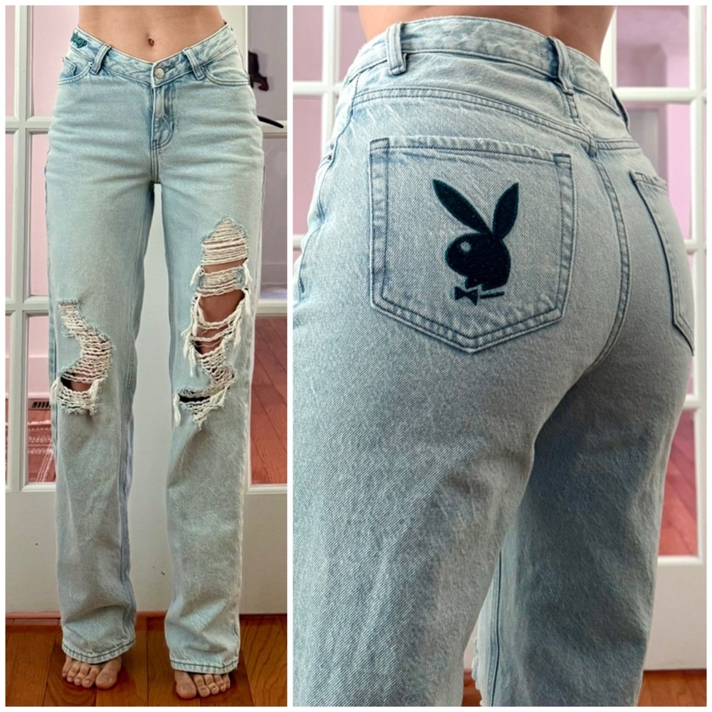 Playboy | Pacsun Cloud Ten V Dip Boyfriend Jeans